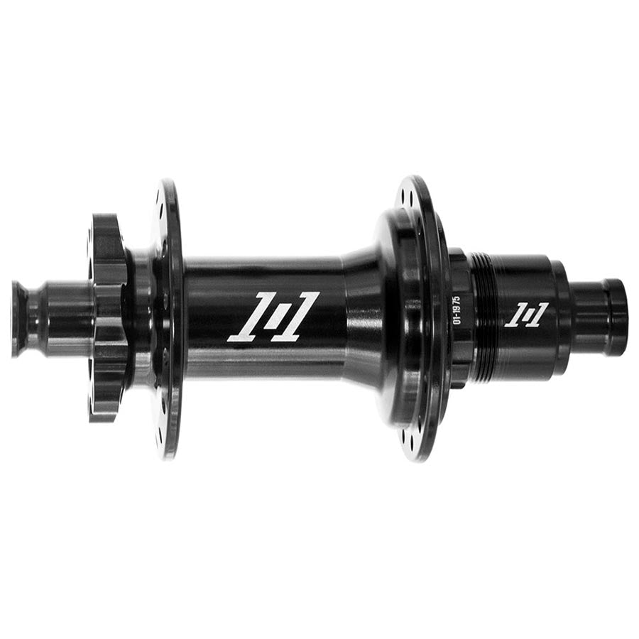 28H, 12mm TA, 148mm, Shimano Road 10/ MTB 11, Black