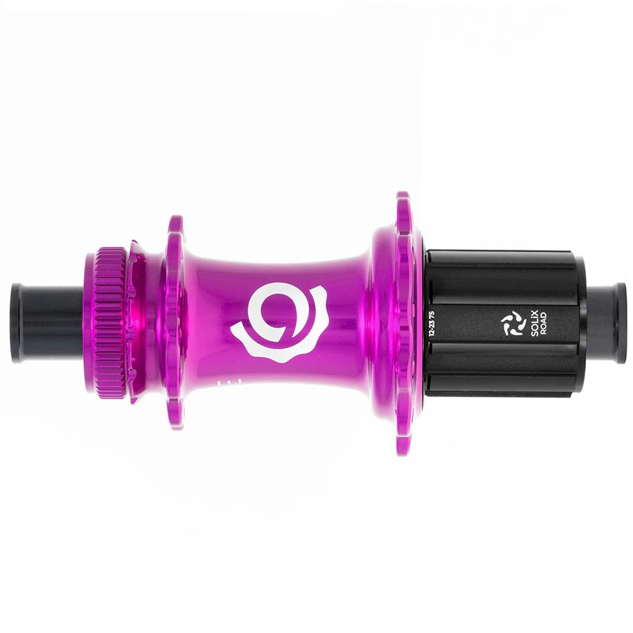 28H, 12mm TA, 142mm, Shimano HG 11, Purple