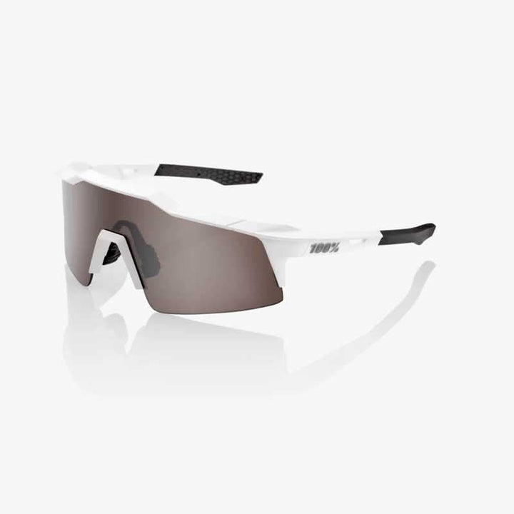 100% - SPEEDCRAFT SL - MATTE WHITE - HIPER SILVER MIRROR LENS