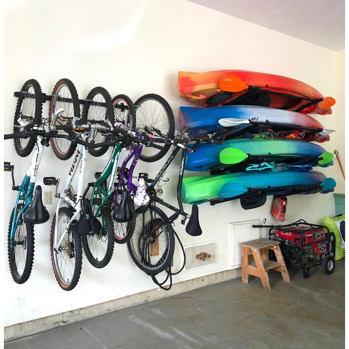 StoreYourBoard G-Bike | Adjustable Wall Storage System | Holds 5 Bikes