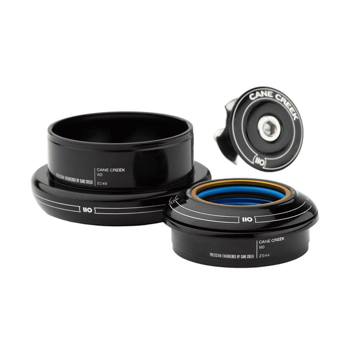 Cane Creek, 110 Series ZS44/EC49 Tapered, Headset, : ZS44/28.6/H8 | EC49/40, ZS, External threadless, Complete