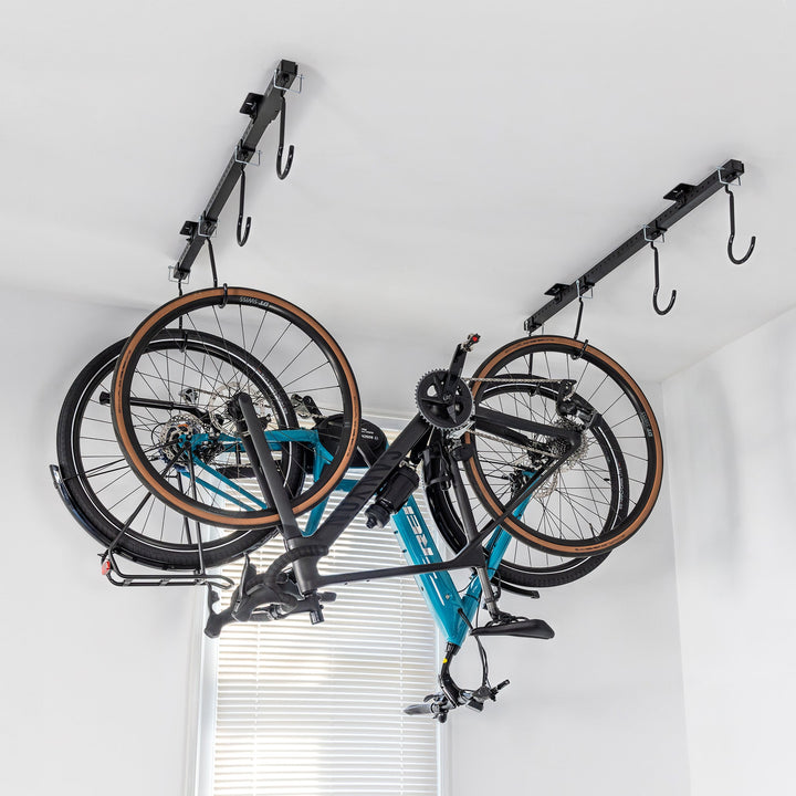 StoreYourBoard G-Bike Ceiling | Adjustable Ceiling Storage System | Holds up to 8 Bikes