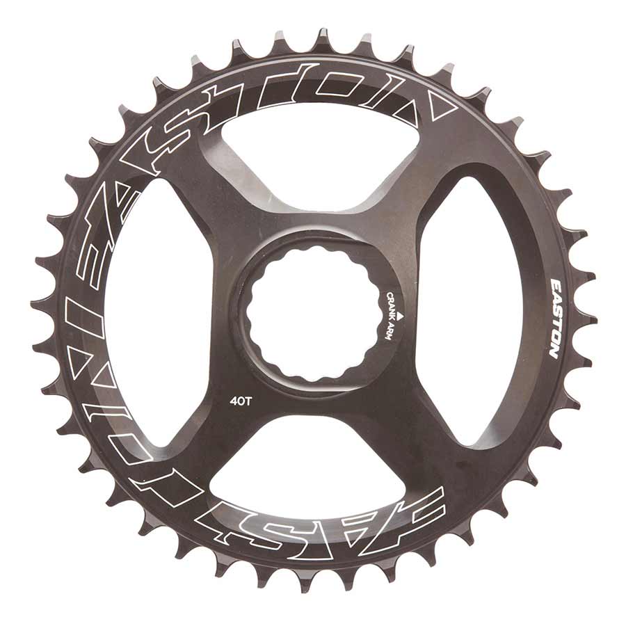 Easton, Direct Mount Narrow/Wide, 40T Chainring, 10/11sp, BCD: Direct Mount, Aluminium, Black