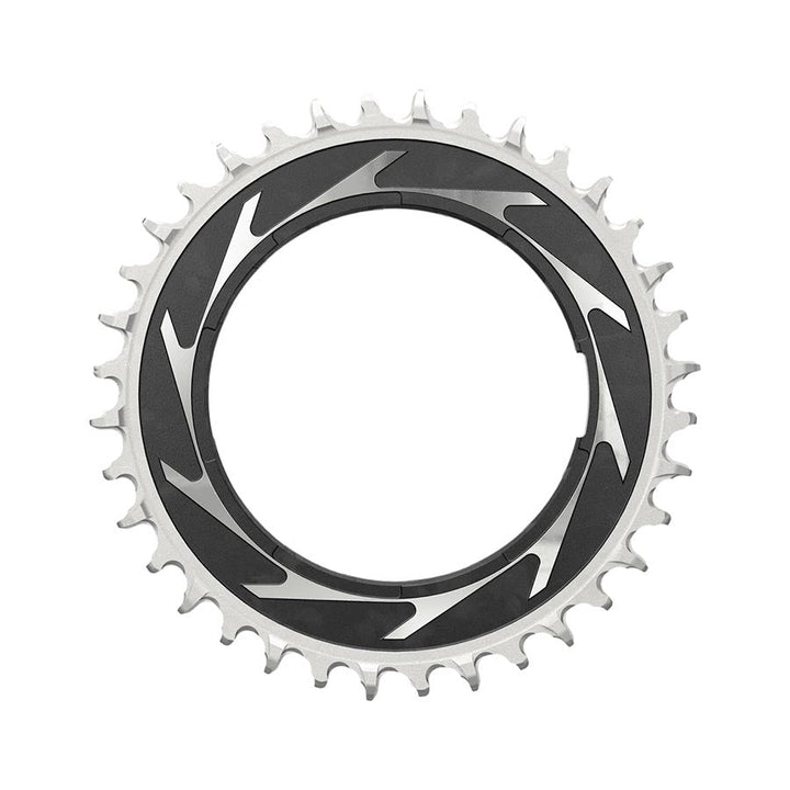 0mm Offset, Chainring, Teeth: 36, Speed: 12, BCD: Thread Mount, Aluminum, Black