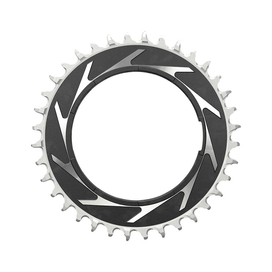 3mm Offset, Chainring, Teeth: 36, Speed: 12, BCD: Thread Mount, Aluminum, Black