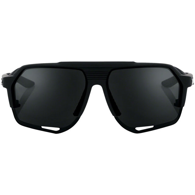 100% Norvick Sunglasses - Matte Black, Gray PEAKPOLAR Lens