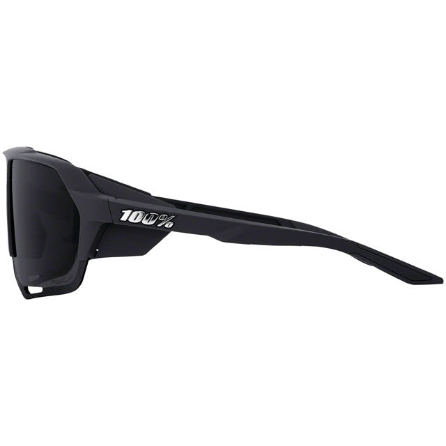 100% Norvick Sunglasses - Matte Black, Gray PEAKPOLAR Lens