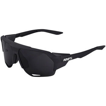 100% Norvick Sunglasses - Matte Black, Gray PEAKPOLAR Lens