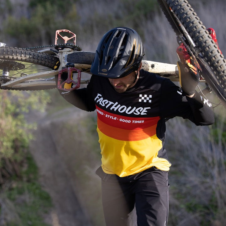 Fasthouse Alloy Kilo LS Jersey - Black/Yellow