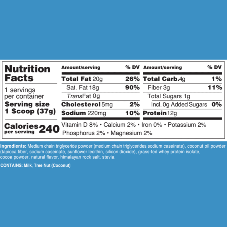 TeamKeto Meal Replacement Travel Packs