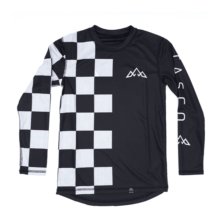 TASCO MTB Mullet Reversible Ride Jersey L/S - Checkmate