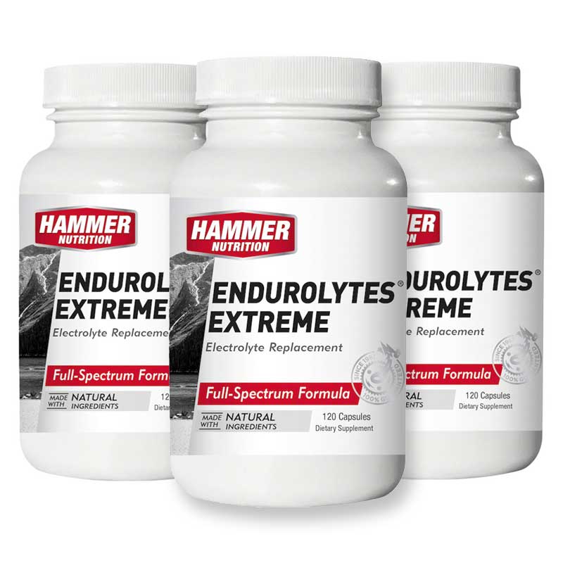 Hammer Endurolytes Extreme: 3 Bottles of 120 capsules