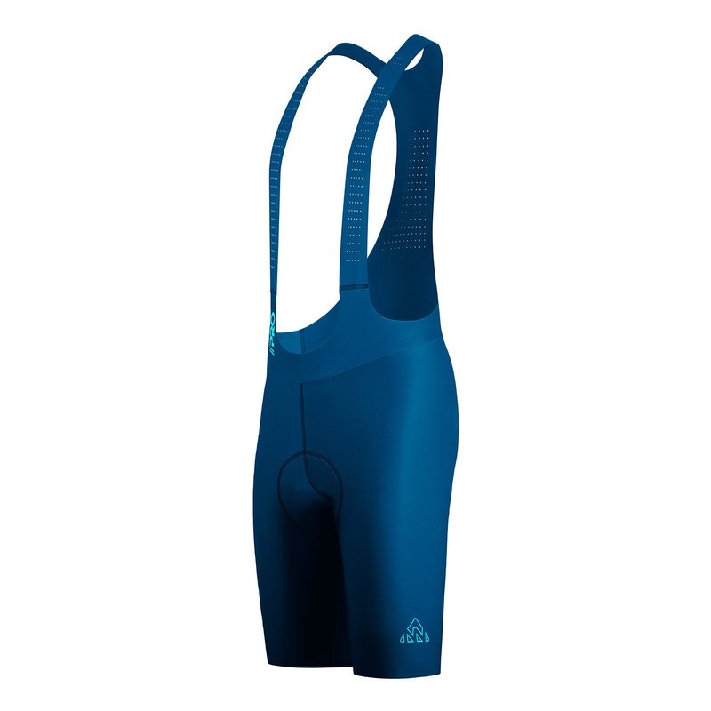 Onnor Sport Men's Seamless Peacock Blue Pro Cycling Bib