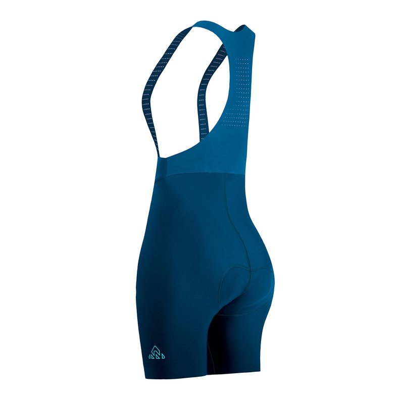 Onnor Sport Women's Seamless Peacock Blue Pro Cycling Bib